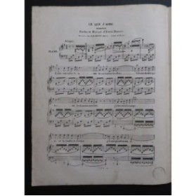 DASSIER Ernest Ce que j'aime Chant Piano ca1840