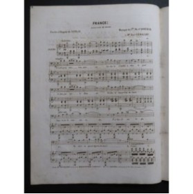 D'ADHÉMAR Ab. France Chant Piano ca1840