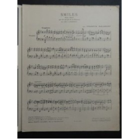 SALABERT Francis Smiles Piano 1918