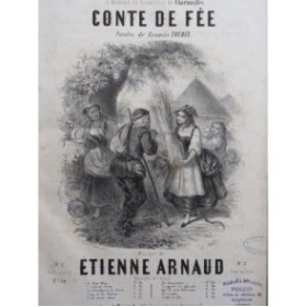 ARNAUD Étienne Conte de Fée Chant Piano ca1850