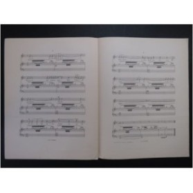 MORET Ernest Lune froide et sans auréole Chant Piano 1906