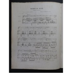 LEDUC Alphonse Nidja la juive Chant Piano ca1850