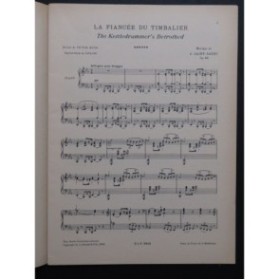 SAINT-SAËNS Camille La Fiancée du Timbalier Chant Piano 1962