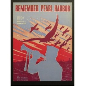 REIE KAYE Remember Pearl Harbor Chant Piano 1941