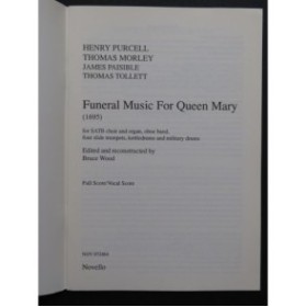 PURCELL Henry MORLEY Thomas Funeral Music for Queen Mary 1996