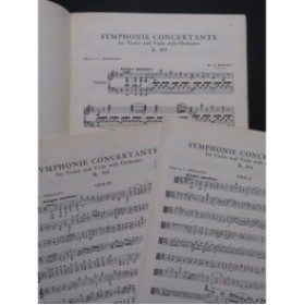 MOZART W. A. Symphonie Concertante KV 364 Piano Violon Alto