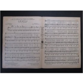 MORETTI Raoul Azaya Chant Piano 1926