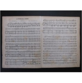 LHUILLIER Edmond La Prison de St Crépin Chant Piano ca1850