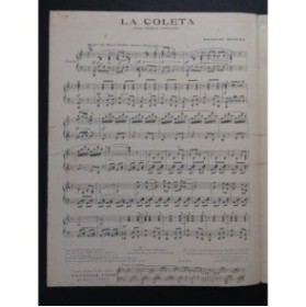 HUGUET Rogelio La Coleta Piano 1921