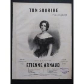 ARNAUD Étienne Ton Sourire Chant Piano 1855