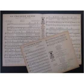 KERNELL William Le premier désir Chant Piano 1929