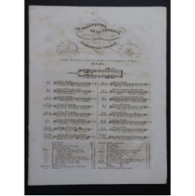 THOMAS Ambroise Le Perruquier de la Régence No 11 Chant Piano ca1840
