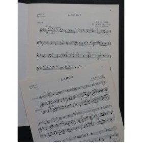 LECLAIR Jean-Marie Largo Violon Piano