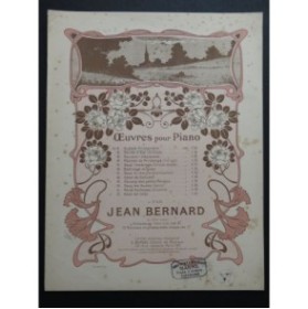 BERNARD Jean Aubade Printanière Piano ca1900