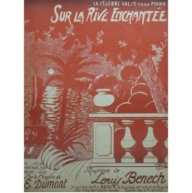 BENECH Louis Sur la rive Enchantée Piano 1923