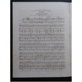 DE BEAUPLAN Amédée La leçon de valse du petit François Chant Piano ca1830