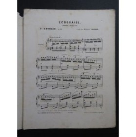 LEYBACH J. Écossaise Piano ca1870