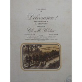 WIDOR Ch. M. Délivrance Chant Piano 1916