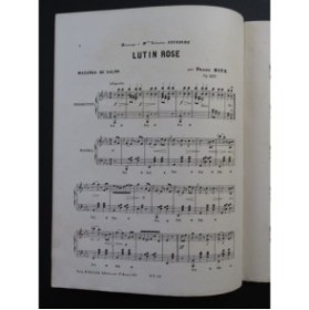 HITZ Franz Lutin Rose Piano 1877