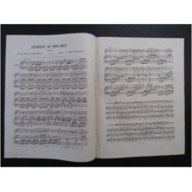 CHAUTAGNE J. Marc L'Enfant du Bon Dieu Nanteuil Chant Piano ca1850