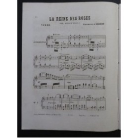 D'ALBERT Charles La reine des roses Piano ca1860