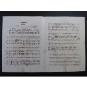 AMOURDEDIEU Casimir L'Aveugle Chant Piano ca1850