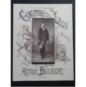 BOUBERT Arthur Griffe de Lion Piano 1884