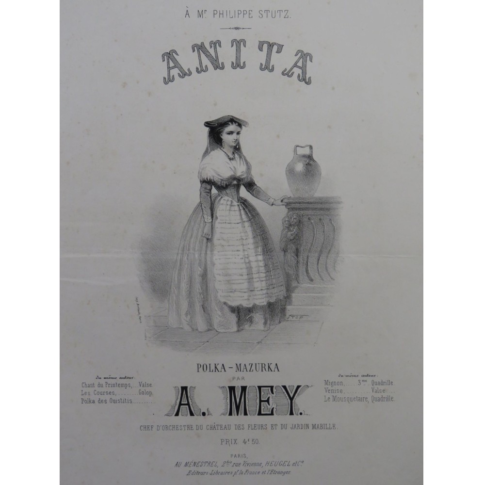 MEY Auguste Anita Piano 1867