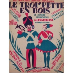 SCOTTO Vincent Le Trompette en Bois Chant Piano 1924
