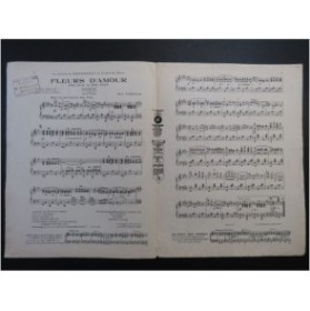 PADILLA José Fleurs d'Amour Piano 1925