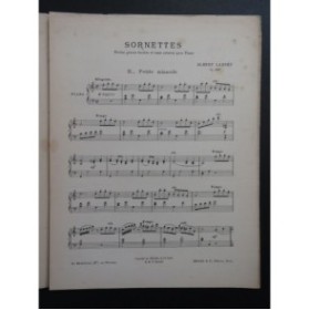 LANDRY Albert Sornettes No 2 Piano 1905