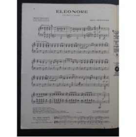 CHANTRIER A. Éléonore Piano 1922