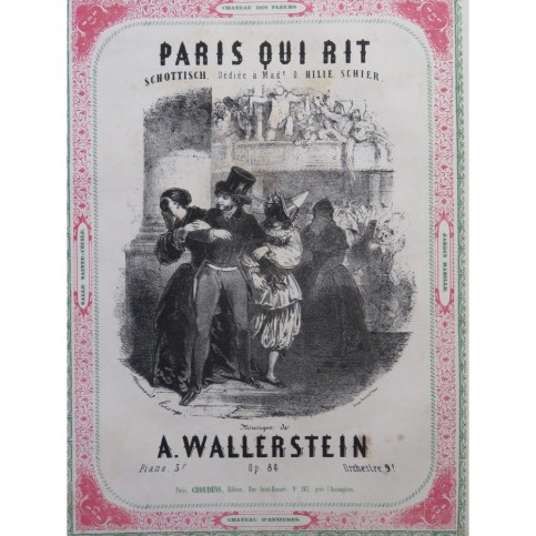 WALLERSTEIN A. Paris qui rit Piano ca1850