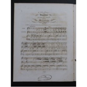 MERCADANTE O Voce Soave Chant Piano ca1834