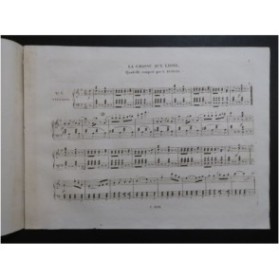 REDLER G. La chasse aux lions Piano ca1860