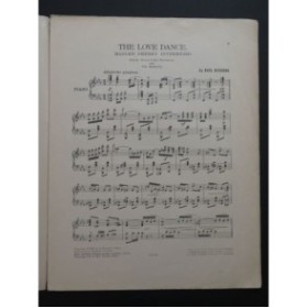 HOSCHNA Karl The Love Dance Piano 1911