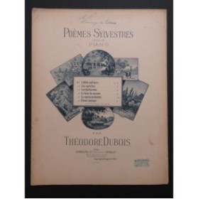 DUBOIS Théodore L'Allée solitaire Piano 1893