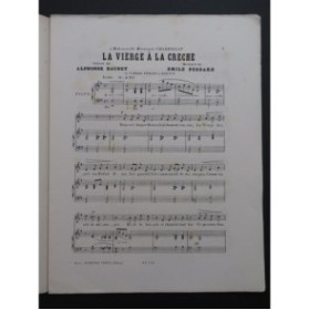 PESSARD Émile La Vierge à la Crêche Chant Piano ca1874