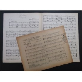 LATTÈS Marcel Un soir Chant Piano 1932