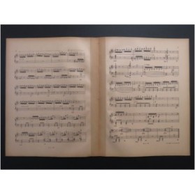 DUVERNOY Henry La Danse de l'Odalisque Piano ca1890