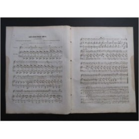 VIMEUX Joseph Les cheveux gris Chant Piano ca1840