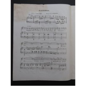 COQUELIN A. Maravilla Chant Piano 1847