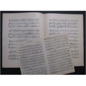 BARBIROLLI Alfredo Le rêve Chant Piano 1908
