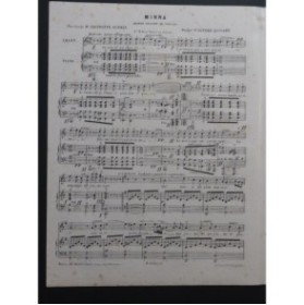 QUIDANT Alfred Minna Chant Piano ca1850