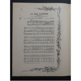 THONY Charles La main d'Étienne Chant Piano ca1910