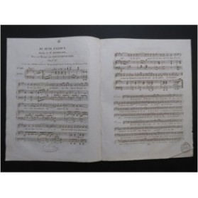 BRUGUIÈRE Édouard Je suis Jaloux Chant Piano ca1830