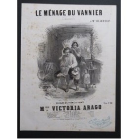 ARAGO Victoria Le ménage du Vannier Chant Piano 1850
