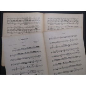 MONDONVILLE Jean-Joseph Tambourin Violon Piano 1910