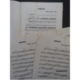 SAINT-SAËNS Camille Romance Violon Flûte Piano 1874