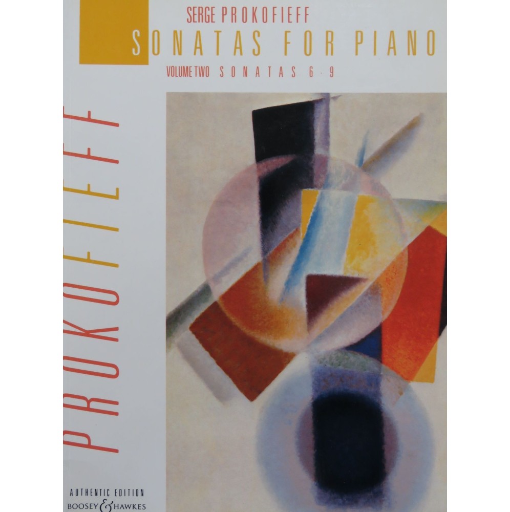 PROKOFIEFF Serge Sonatas No 6 à 9 Piano 1985
